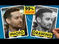 How To Draw Accurate Realistic Portraits Match Your Drawing With Reference Photo