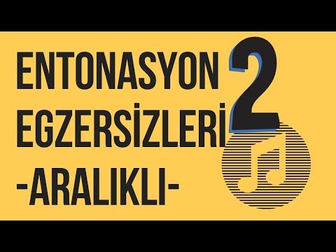 35DK ENTONASYON ÇALIŞMASI (39 Egzersiz, Çeşitli konbinasyonlar) "Müzik Yetenek Sınavlarına Hazırlık"