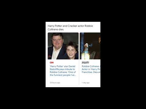 R.I.P Robbie Coltrane