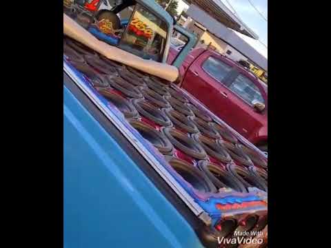 F250 com 30 sub tiger áudio tocando muito