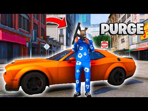 I Survived the PURGE in GTA 5 RP!