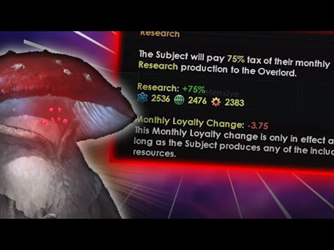 VASSALIZING THE ENTIRE Galaxy in Stellaris OVERLORD as a Mushroom