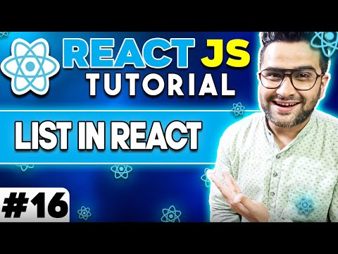 ReactJS Tutorial 16 List in React Map Function Live Example