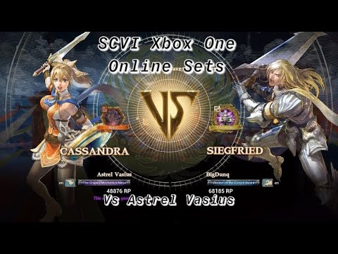 SoulCalibur VI Xbox One | Online Sets | BigDunq (Siegfried) vs Astrel Vasius (Cassandra)