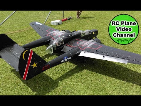 P-61 Black Widow - Selfmade (Ziroli Plan) - 3600mm - 2x Saito FG-84 R3 - Gnorz 2017 - Warbird Charly