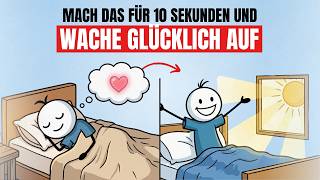 Mach das für 10 Sekunden vor dem Schlafen und wache jeden Morgen GLÜCKLICH auf!
