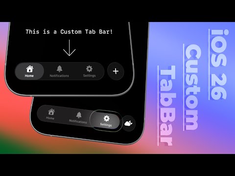 iOS 26 Custom Tab Bar With Action Button Using SwiftUI | Xcode 26