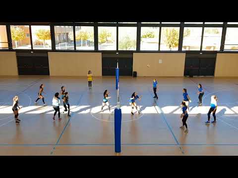 U.E. Cellera Amer Hipra Vòlei 1 - 3 CCE Montessori-Palau A (26-11-2017)