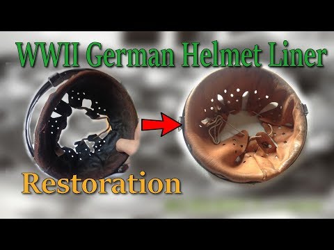 German WWII Helmet Liner Restoration
