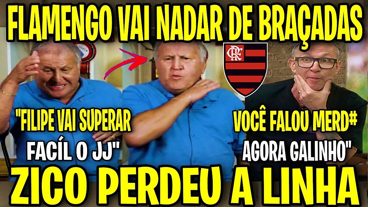 ZICO DEIXOU ANTI DE QUEIXO CAÍDO " O FLAMENGO DE FILIPE LUIS VAI FAZER HISTÓRIA IGUAL DO JJ