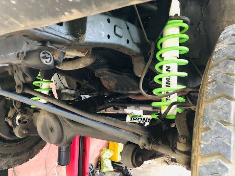 Ironman suspension upgrade on Land Cruiser LJ 78 (Box Prado)