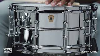 Video thumbnail for Ludwig 14x6.5 Chrome Over Brass Snare Drum with Tube Lugs (LB402BT) by Memphis Drum Shop