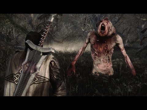 Skyrim but Modded into a HORROR GAME
