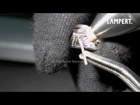 PUK Welding device - Attaching a silver ear post / Anbringen eines silbernen Ohrsteckers