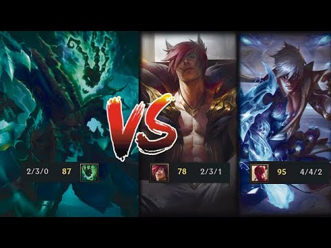 1v2 Thresh top vs Sett + Lee Sin