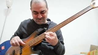 Video thumbnail for Continuum - Fender Jazz Jaco Pastorius Jazz Bass Fretless (Marco Di Marzio) by marcodimarzio77