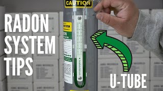 Radon System Troubleshooting - The U-tube
