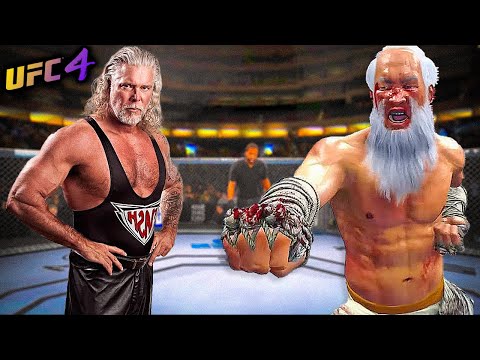 Old Kevin Nash vs. Old Bruce Lee - EA Sports UFC 4 Rematch