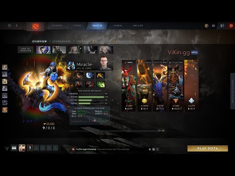 dota2carry Miracle- Luna - Nigma vs Vikin