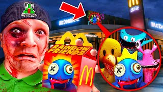 8 YouTubers Who Ordered RAINBOW FRIENDS.EXE Happy Meal At 3AM! (Unspeakable, Preston & LankyBox)