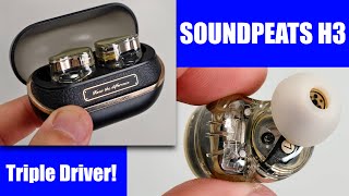 SOUNDPEATS H3 Triple Driver Earbuds Review: THEY COST HOW MUCH?