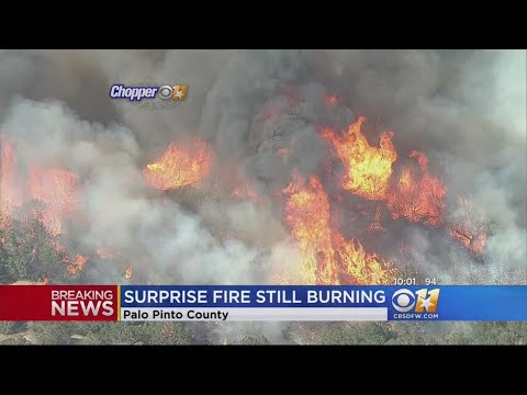 Massive Brush Fires Burn In North Texas