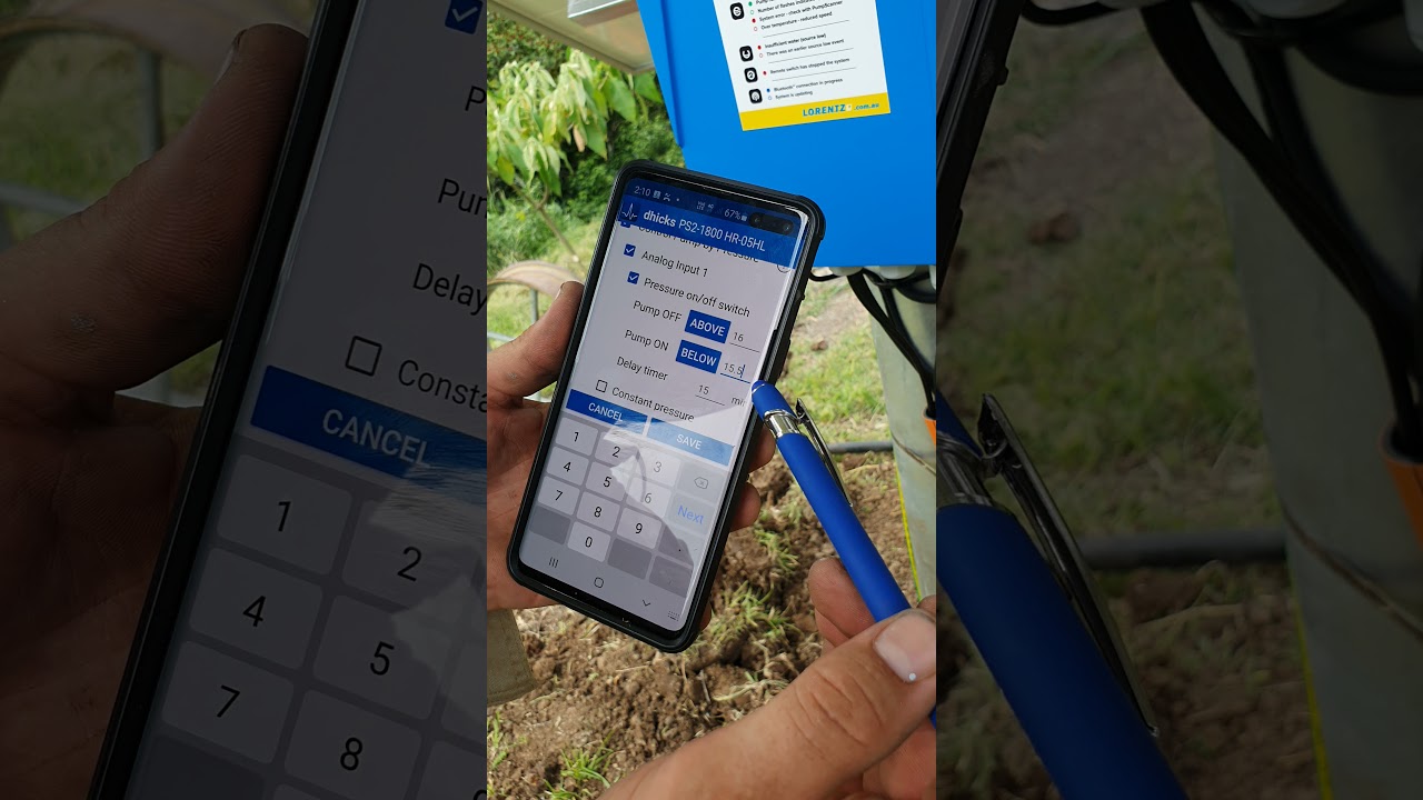 Installing Lorentz Solar Pump Pressure Sensor