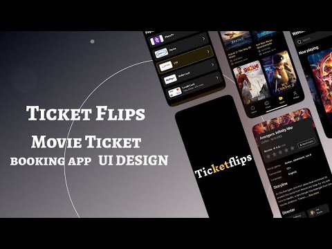 🎟️ Movie Ticket Booking App UI Design – Seamless & Stunning User Experience! 🎬