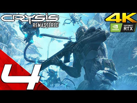 CRYSIS REMASTERED Gameplay Walkthrough PART 4 (4K 60FPS) PC/PS5/Series X (Ray Tracing)