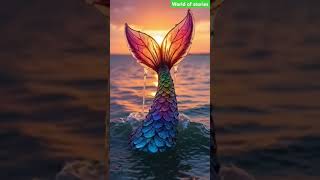 Enchanted Jelly Mermaid Tail: A Sugary Rainbow Delight at Sunset