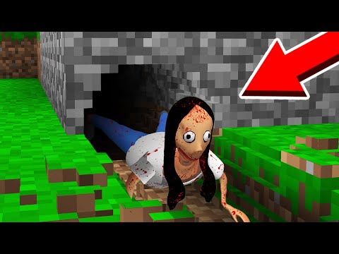 WHAT HAPPENED to MOMO in this SCARY TUNNEL? in Minecraft Noob vs Pro