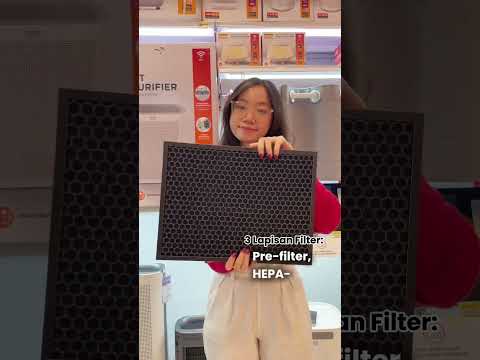 Gambar Krisbow Sync Smart Air Purifier 43 m2 CADR 360 m3/jam - Putih
