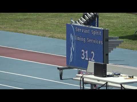 Men 100m Dash 17-18 years old Heat 4 Finals 2019 AAU Gold Coast District Qualifier