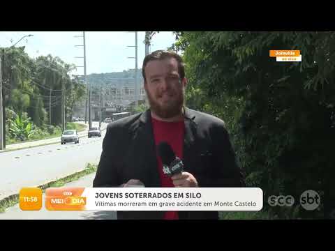 Em Monte Castelo, jovens morreram soterrados em silo | SCC Meio-Dia