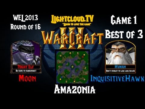 Moon (NE) VS InquisitiveHawk (HU) - WC3 G1 - WEL 2013