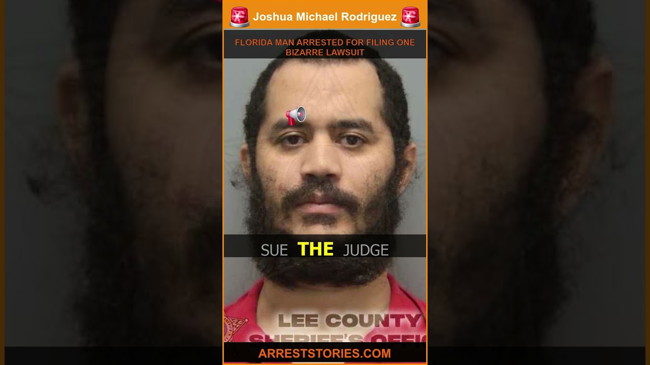 FLORIDA MAN ARRESTED FOR FILING ONE BIZARRE LAWSUIT