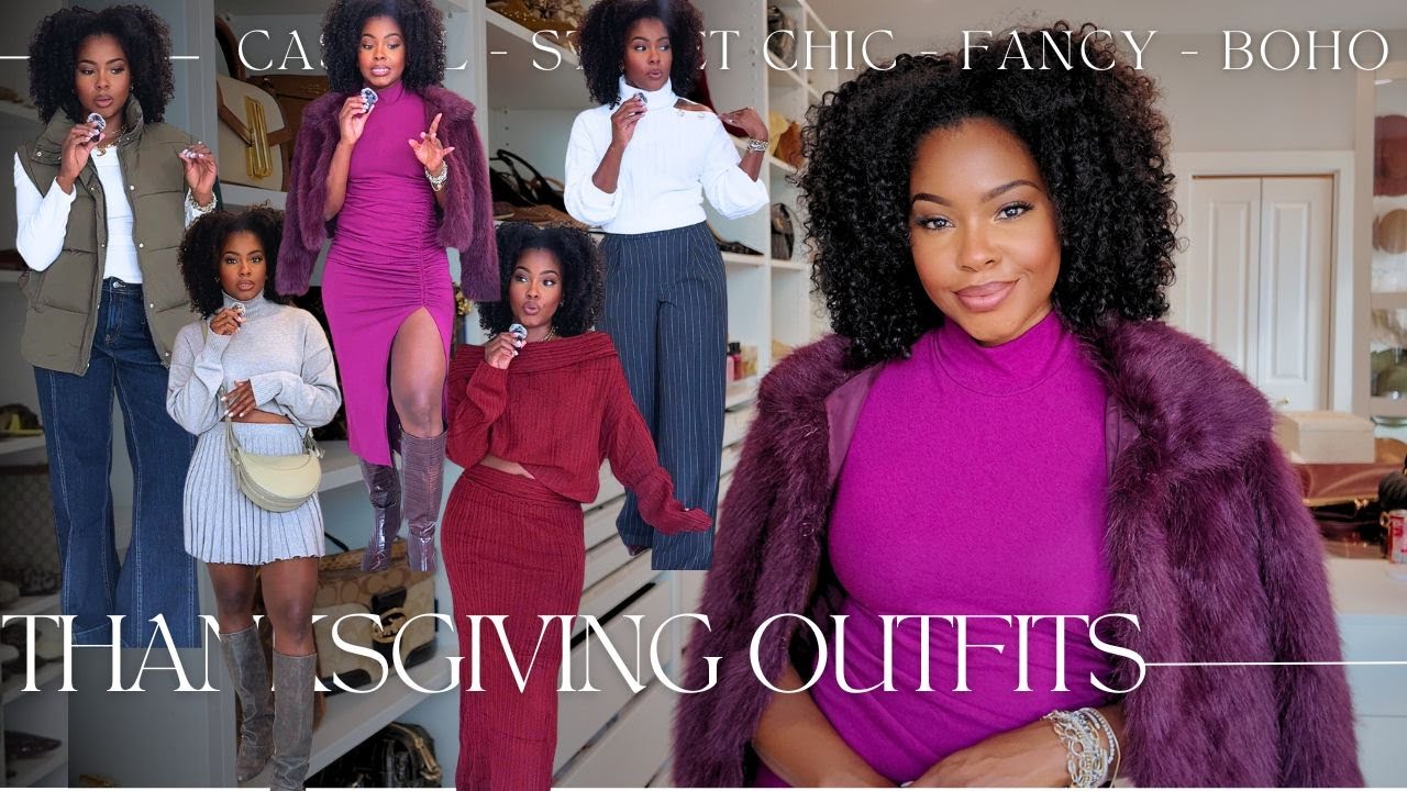 Casual, Boho & Street Chic Thanksgiving Outfits | Affordable Looks from Amazon & Walmart