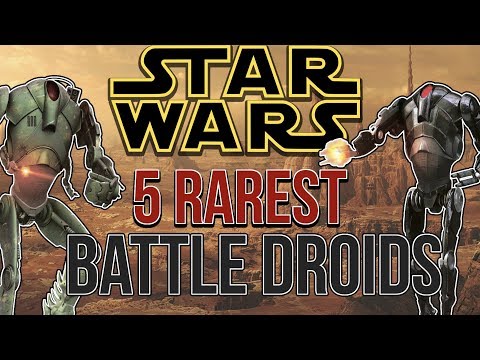 5 RAREST Droids of the Separatist Army (Ft. Eckharts Ladder)