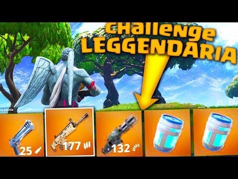 NUOVA CHALLENGE SOLO ARMI LEGGENDARIE - Fortnite Battle Royale ITA w/ Tear Tech Tano