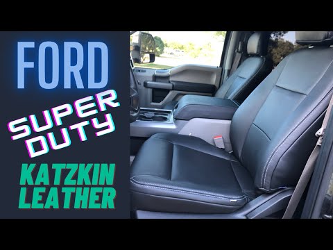 KATZKIN Ford F-250 Seat Covers Before & After