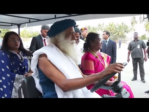 President Droupadi Murmu & Sadhguru Visuals @ Isha Yoga Center | #MahaShivRatri2023