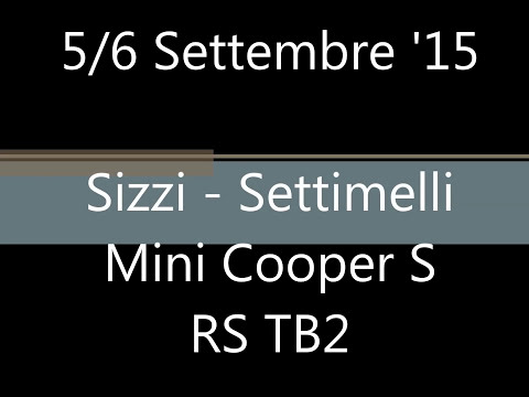 8° Rally di Reggello - Sizzi / Settimelli - Mini Cooper S - RS TB2