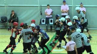 preview picture of video 'Roller Derby Suomi Cup 30.8.2014: Tampere Roller Derby vs Lahti Roller Derby - compilation'