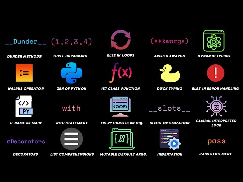 Every Python Concept Explained in 12 Minutes