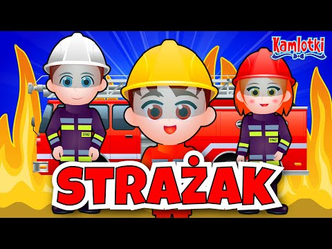 Kazio i Straż Pożarna dla dzieci 🔥 Strażak [Film edukacyjny] Kamlotki