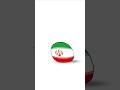 Iran In 8 Seconds Countryballs