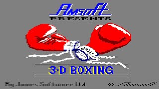 [Amstrad CPC] 3D Boxing - Longplay