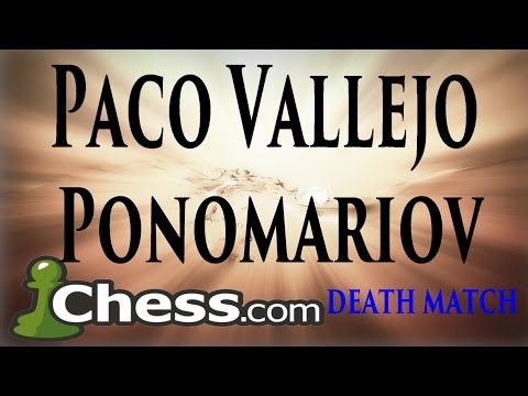 ☠ Francisco (Paco) Vallejo Pons vs Ruslan Ponomariov ★ DEATHMATCH on Chess.com March 14 2016 ★