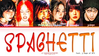 Download lagu LE SSERAFIM(르세라핌) 'SPAGHETTI (English ver.)' Lyrics (Color Coded Lyrics) mp3