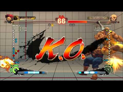 SSF4 AE PC - DMONi 7 (Akuma) vs vvolfster (Gouken) Ranked Match